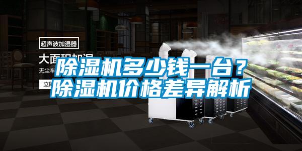 除濕機多少錢一臺？除濕機價格差異解析