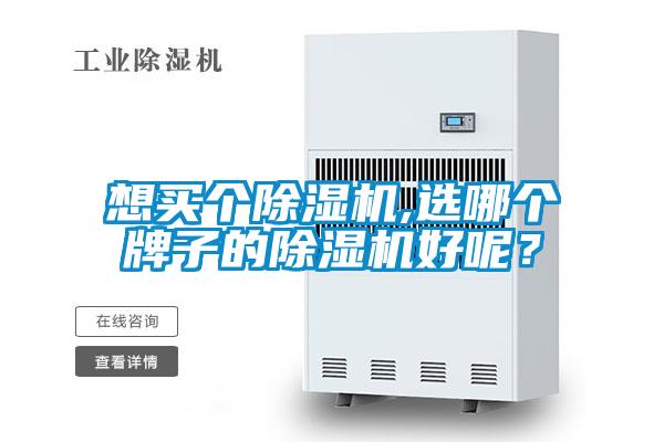 想買個除濕機(jī),選哪個牌子的除濕機(jī)好呢？