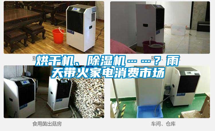 烘干機、除濕機……？雨天帶火家電消費市場