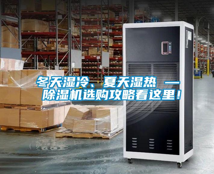 冬天濕冷、夏天濕熱 — 除濕機選購攻略看這里！