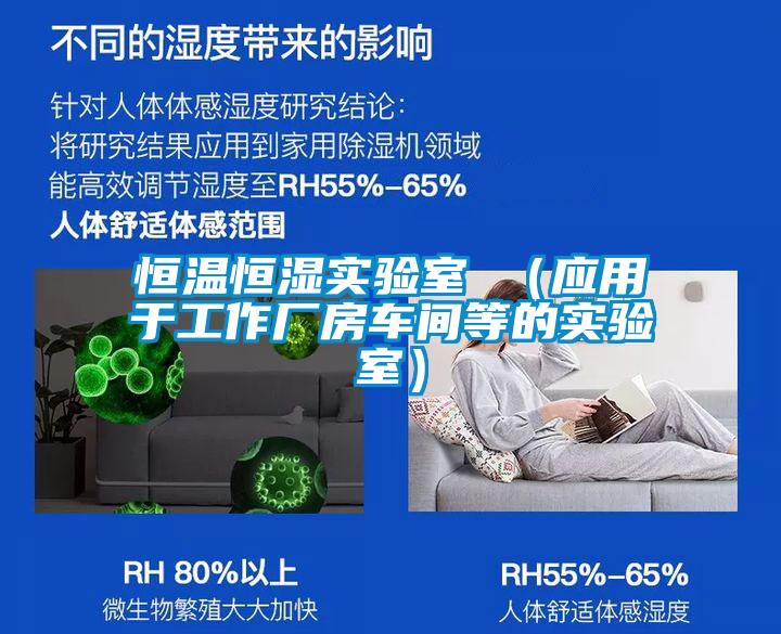 恒溫恒濕實(shí)驗(yàn)室 （應(yīng)用于工作廠房車(chē)間等的實(shí)驗(yàn)室）